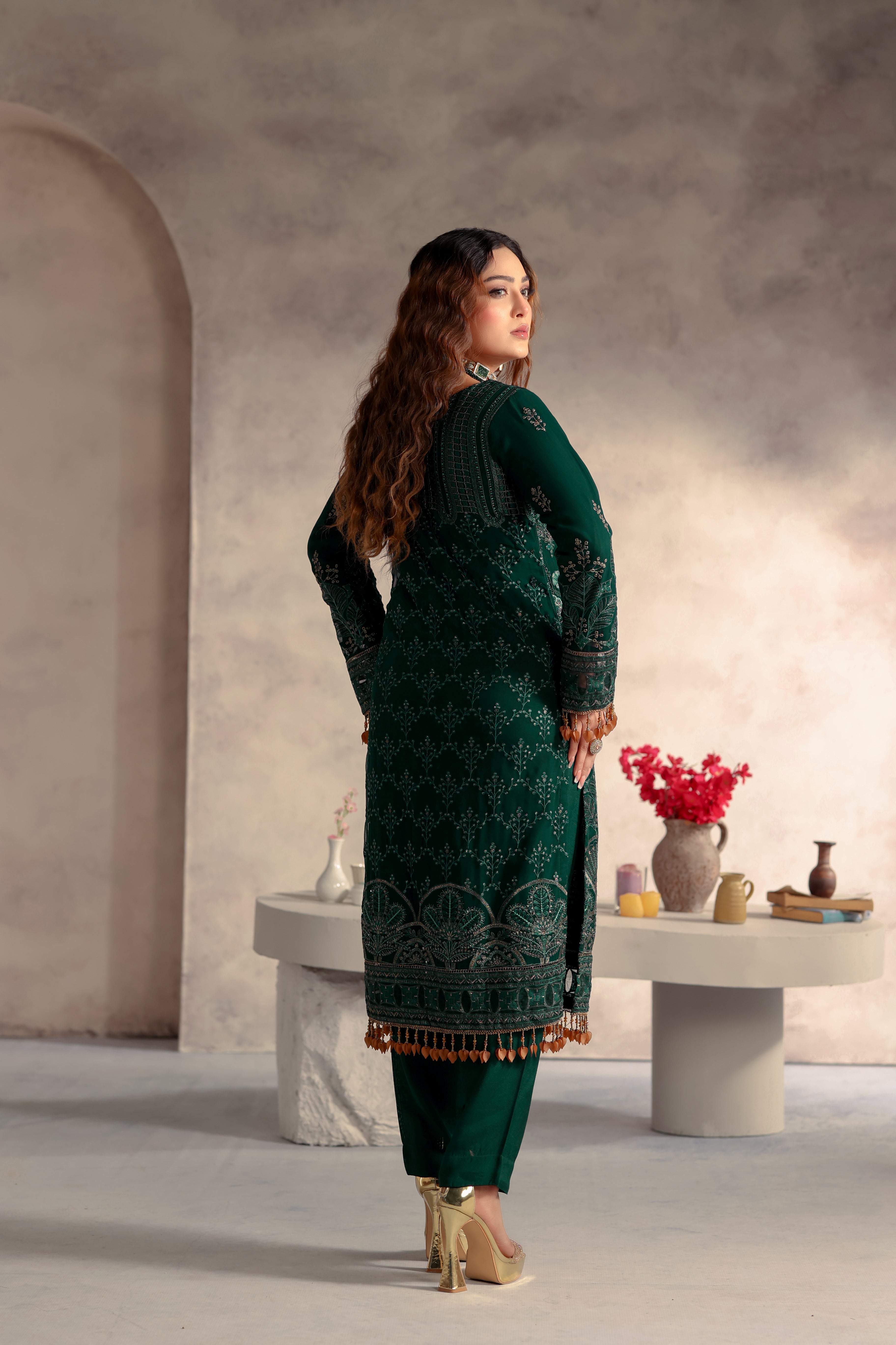 Naaz Bamber Chiffon Formal Suit -NFD-103