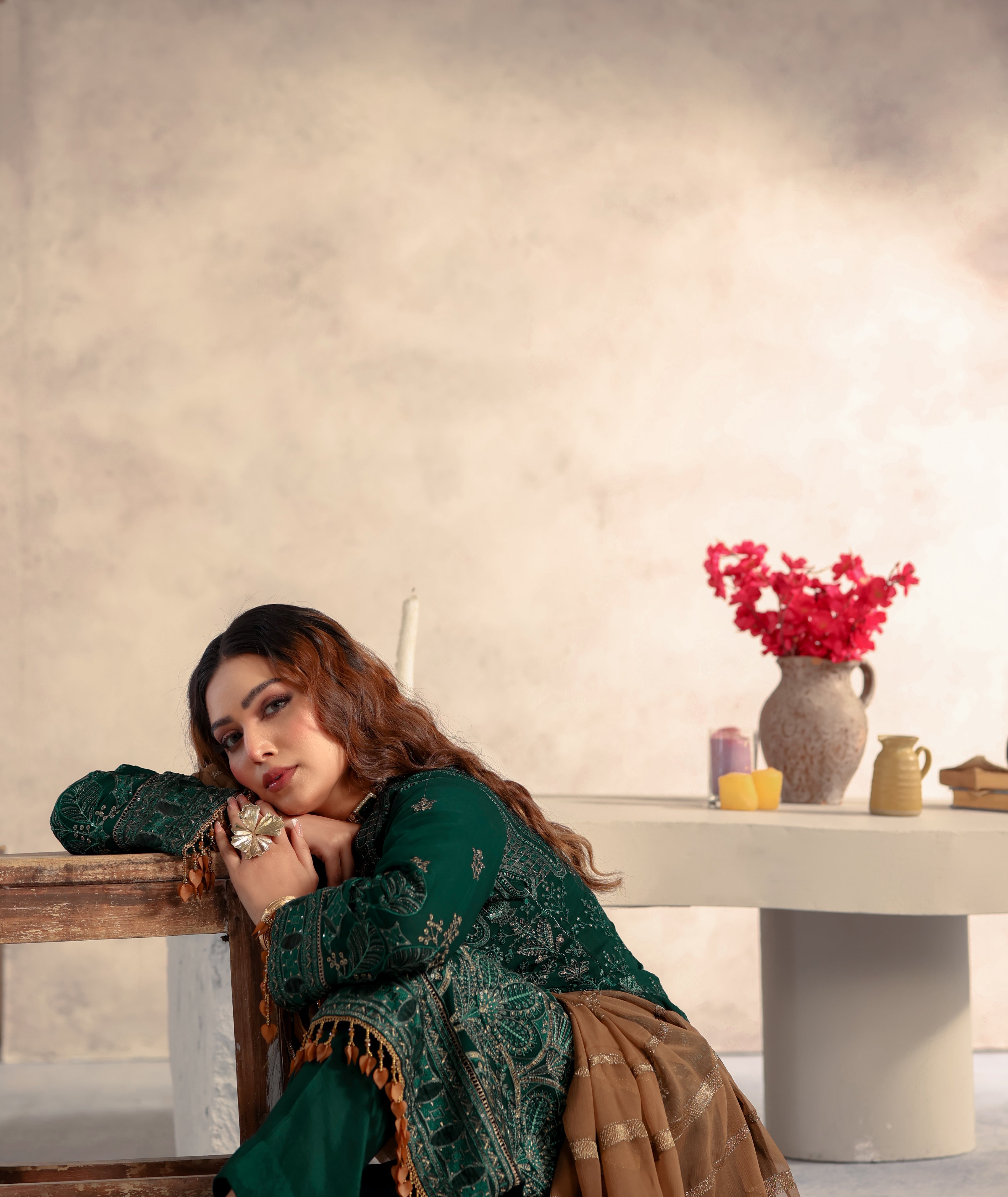 Naaz Bamber Chiffon Formal Suit -NFD-103