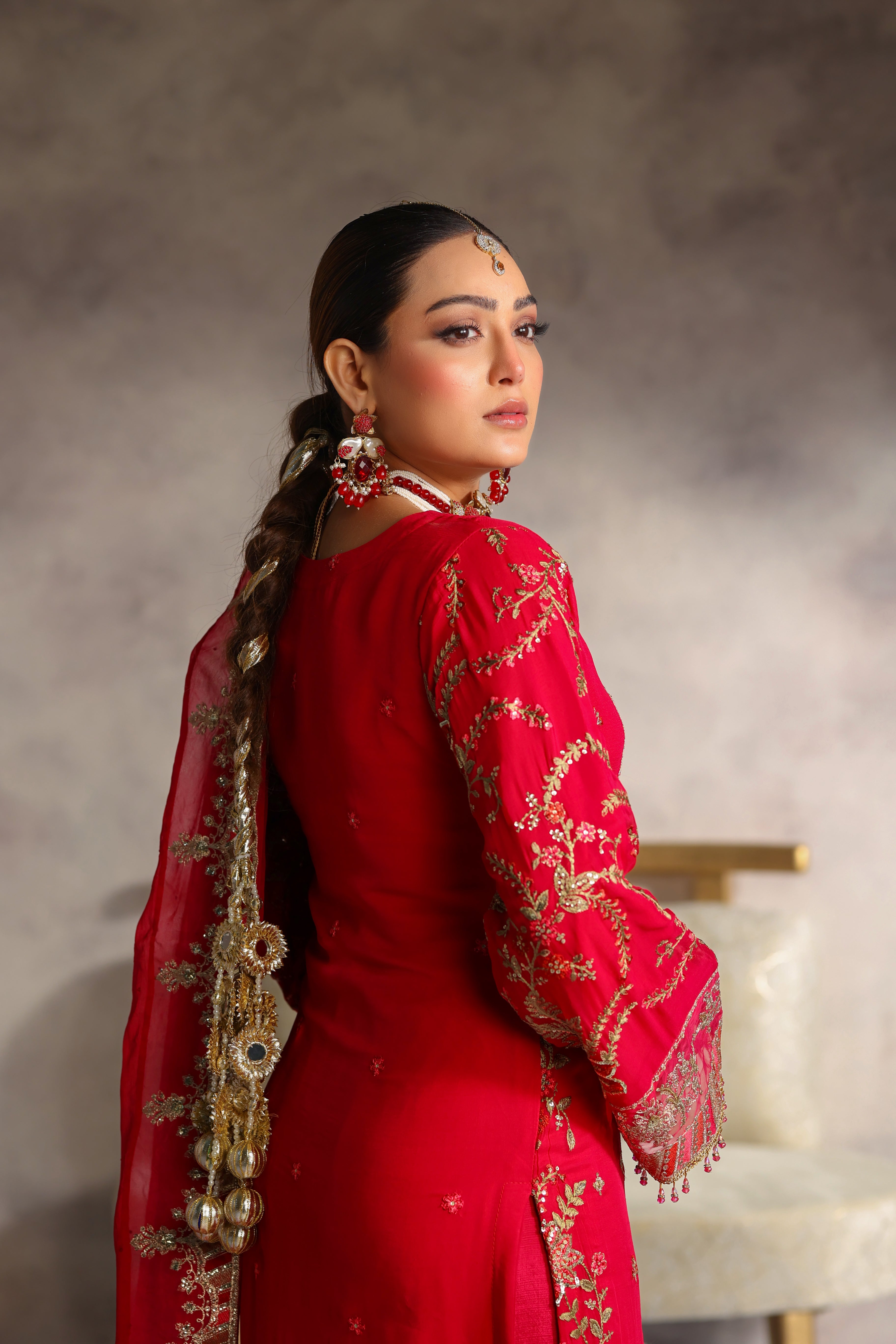 Sitara Bamber Chiffon Formal Suit - NFD-203