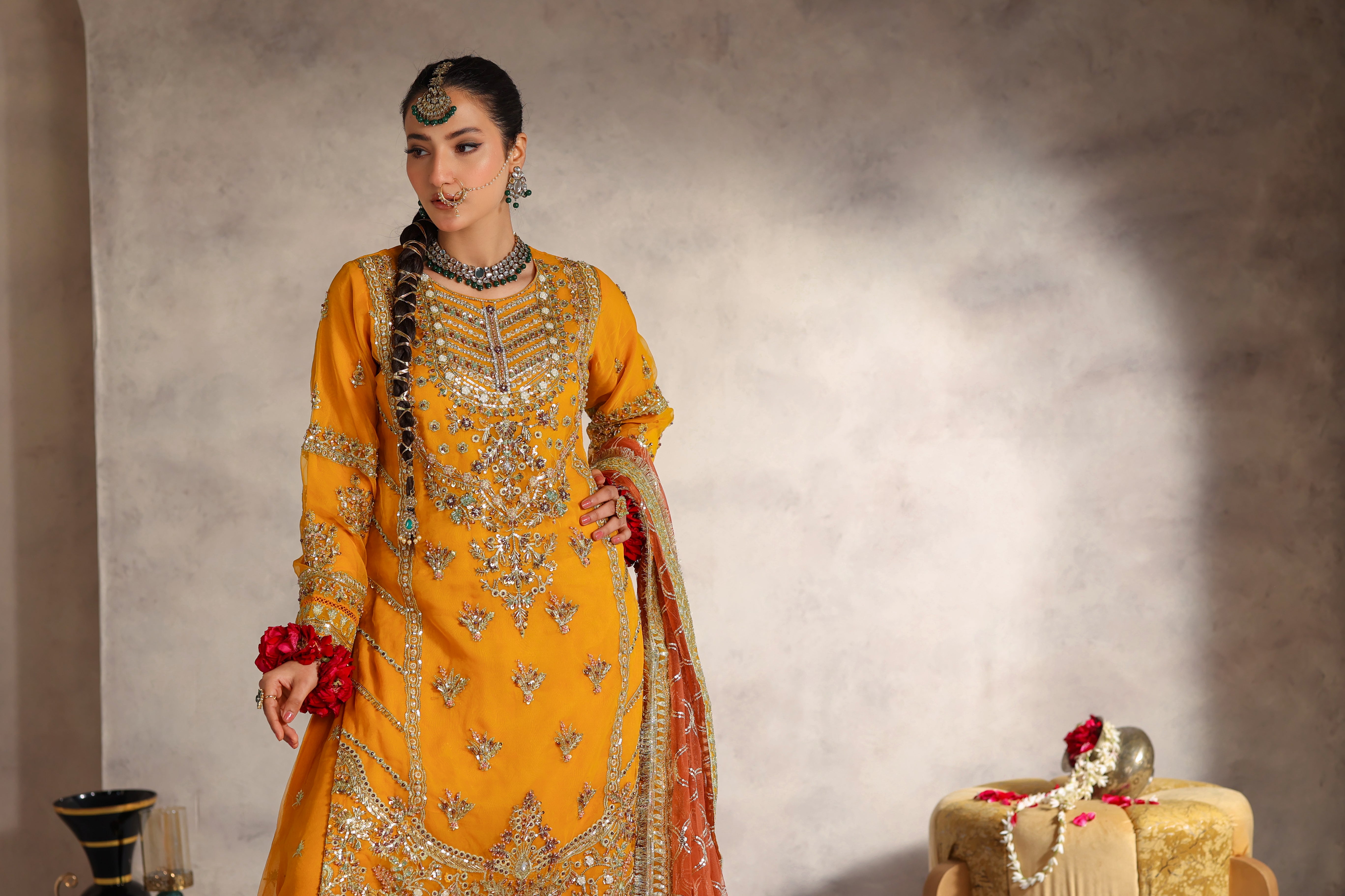 Zarina Organza Formal Suit -NFD-304