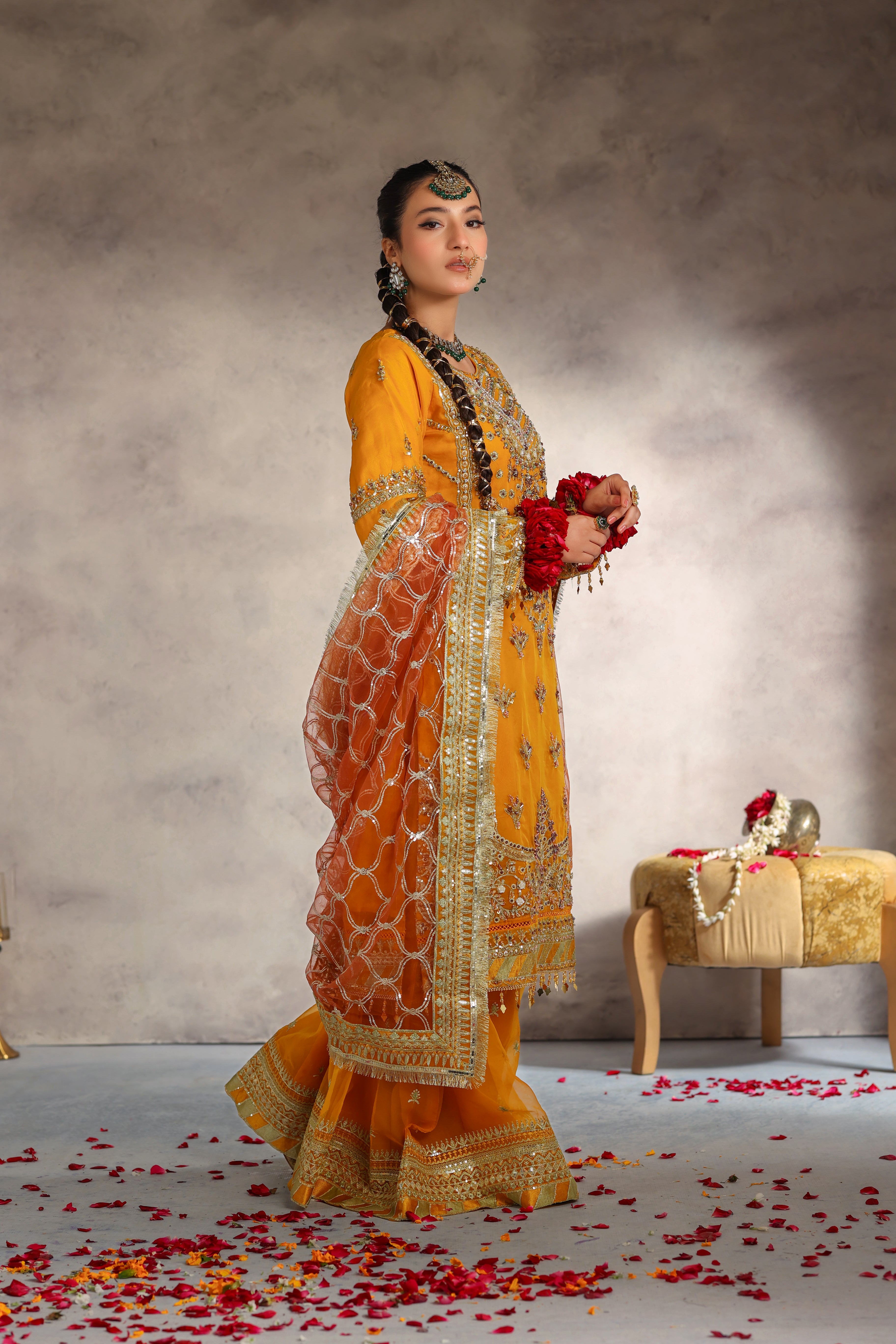 Zarina Organza Formal Suit -NFD-304