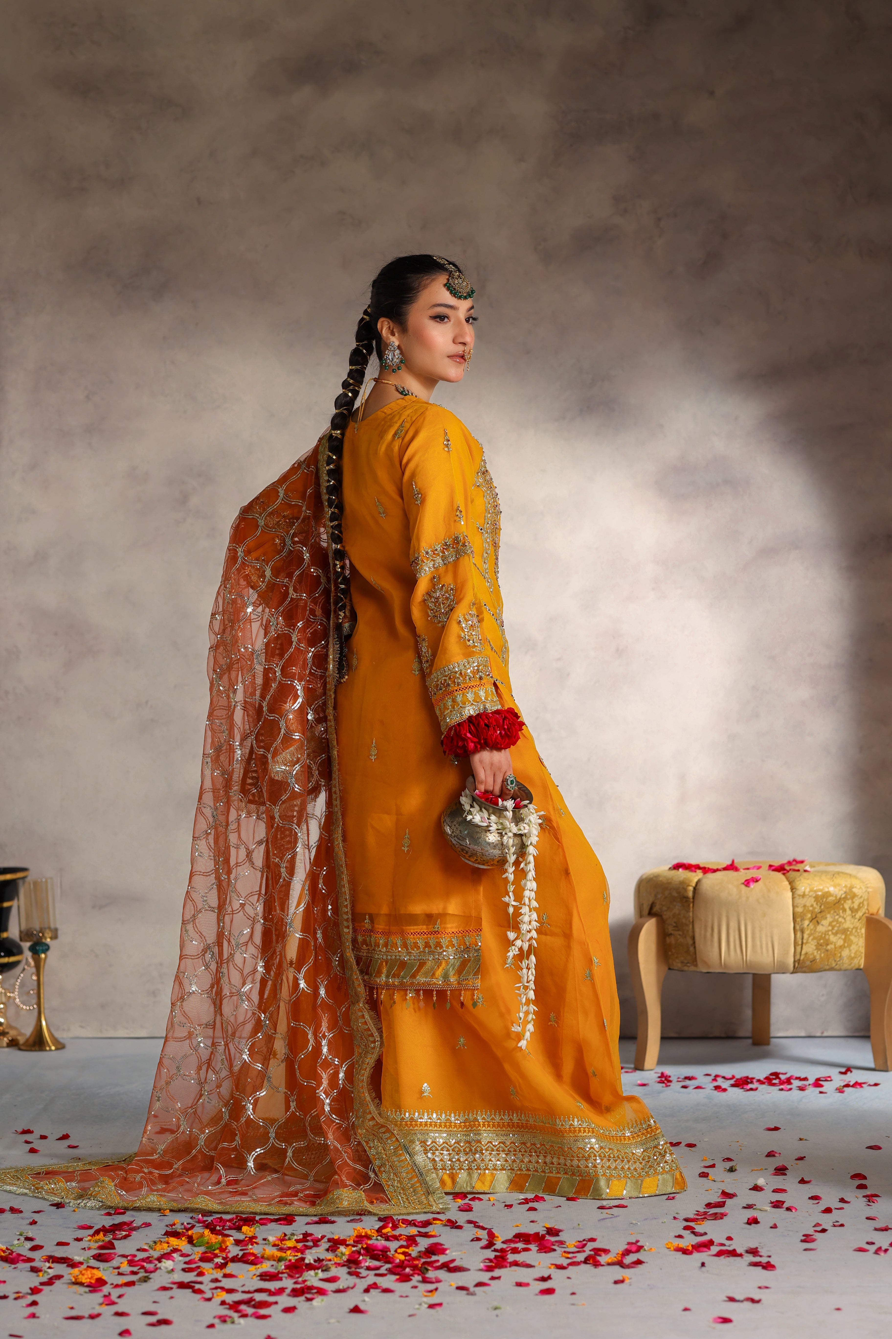 Zarina Organza Formal Suit -NFD-304