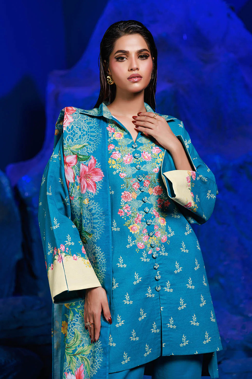 Noor Khaddar 3-Piece Suit- NCD-103