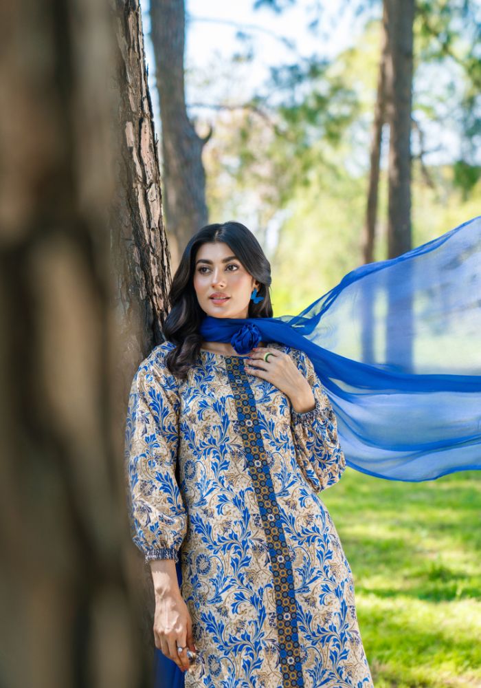 Sama-e-Nil – Turkish Lawn 3-Piece Suit (NLC-103-PK)