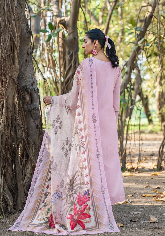 Ayat Blush – Luxury Lawn 3-Piece Suit (NLC-109)