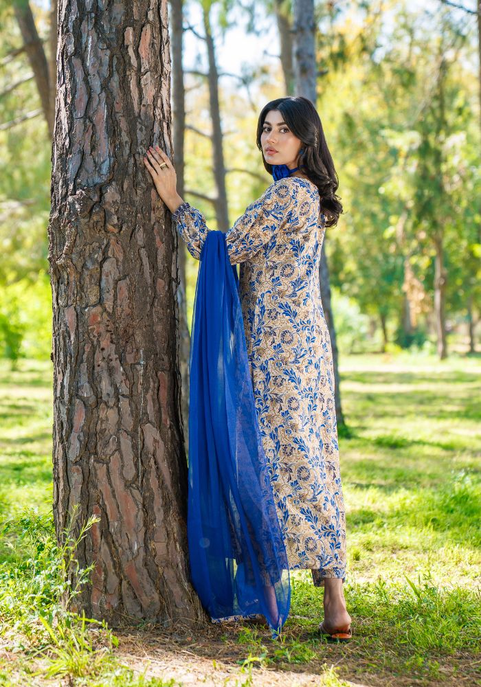 Sama-e-Nil – Turkish Lawn 3-Piece Suit (NLC-103)